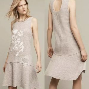 Anthro Knitted & Knotted grey wool dress - NWOT
